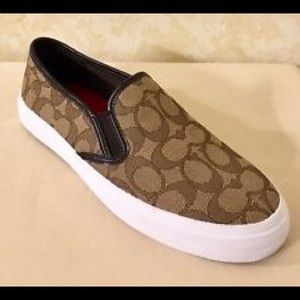 Coach slip on shoes